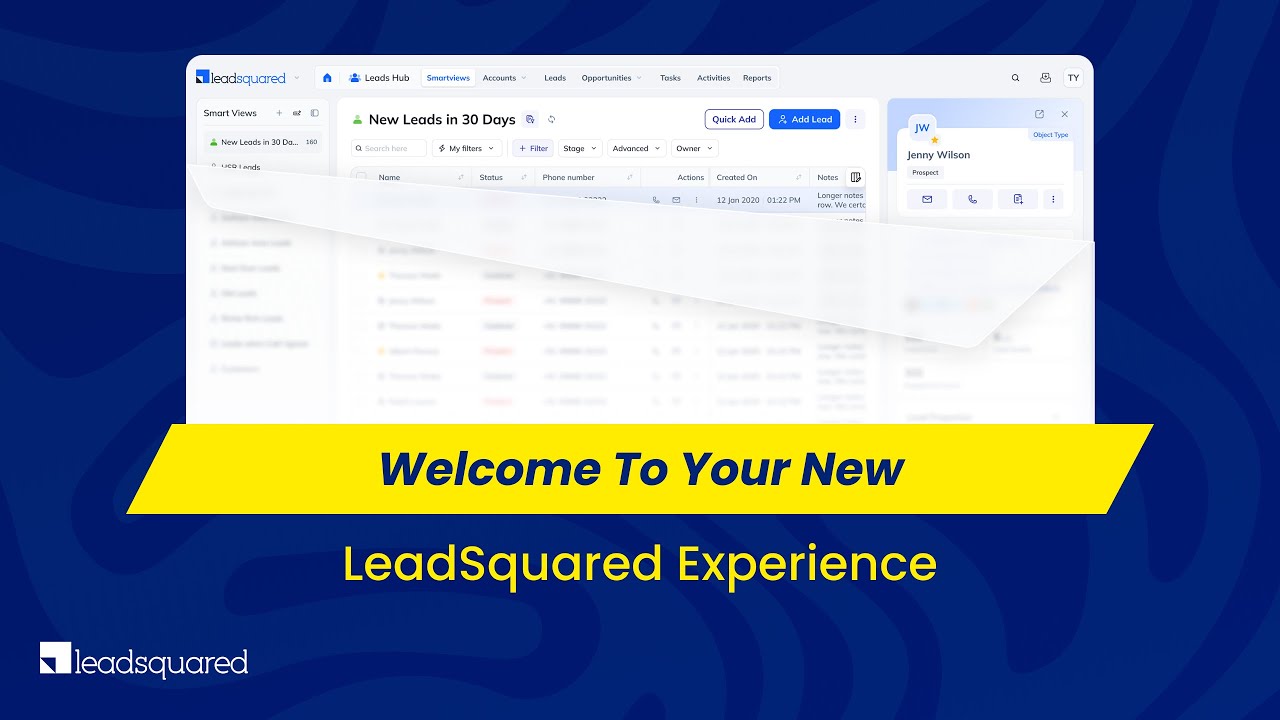 LeadSquared New Web Experience | Faster, Smarter & More Powerful CRM 🚀