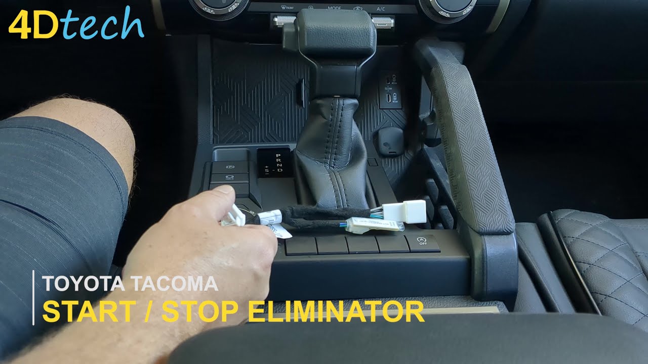 Toyota Tacoma DISABLE Auto Start/Stop Feature - Turn ON and OFF permanently! [2024-2026]