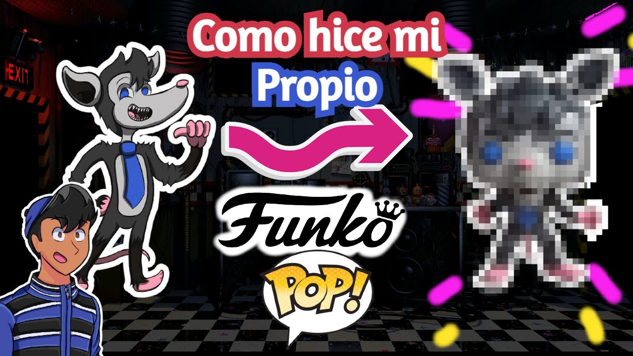 COMO HICE MI PROPIO FUNKO | Funko POP | Custom | OC | Occi el Tlacuache | FNAF |  Occirt