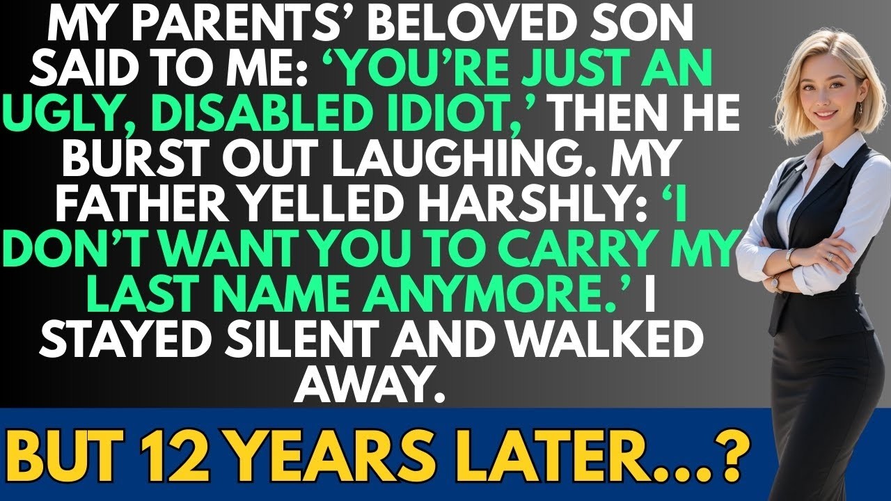 My parents’ beloved son said You’re an ugly, disabled fool  My family disowned me but 12 years later