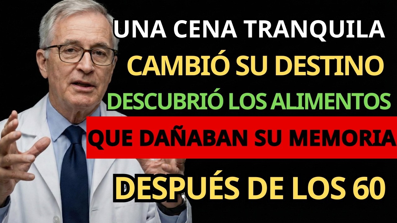 una cena tranquila cambió su destino descubrió los alimentos que dañaban su memoria después de los60