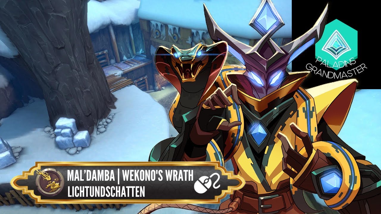 Infinite Stun Mal'Damba DPS is Broken 😨 (LichtUndSchatten) Paladins Grandmaster