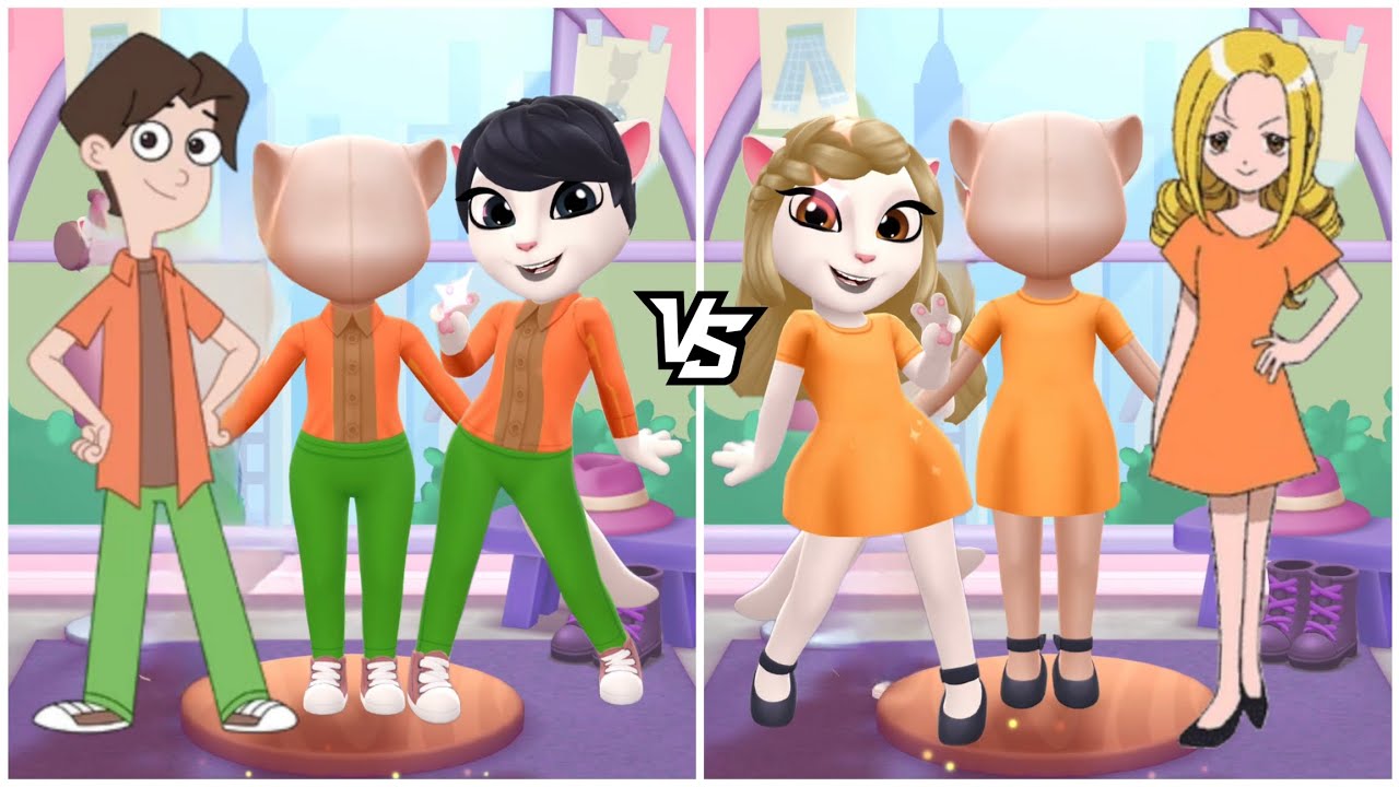 Kevin Grant-Gomez 🆚 Reika Tamaki Ultimate Makeover Cosplay ✨ | My Talking Angela 2