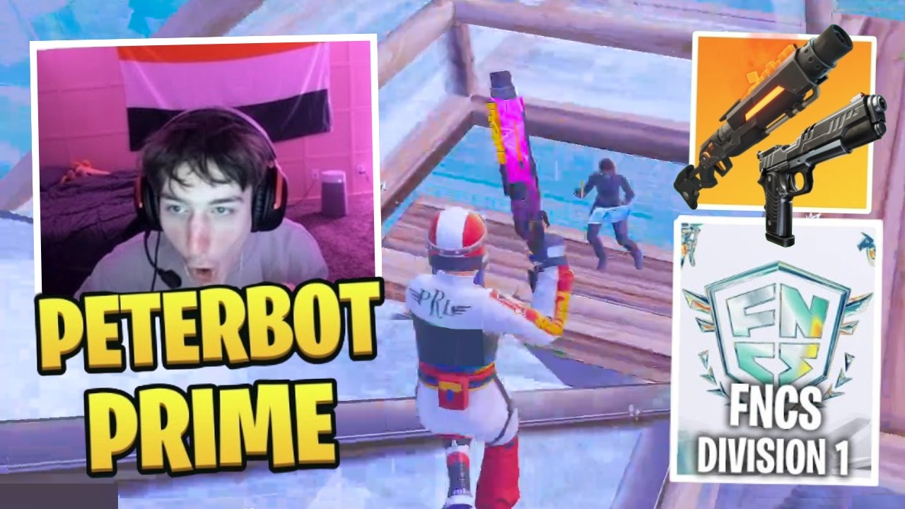 PeterBot Shows Off His PRIME to PROS in FNCS Duos Cup!