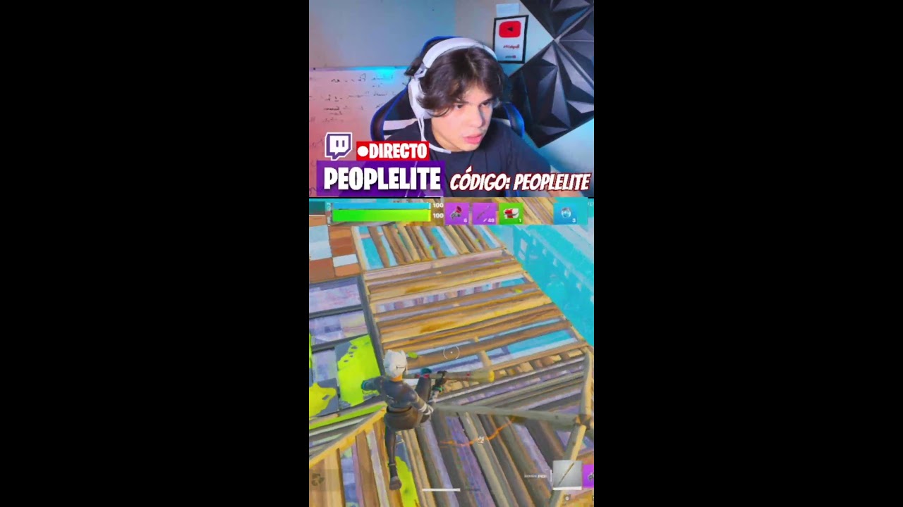 🚨HACIENDO LOCURAS EXTREMAS EN FORTNITE🚨CÓDIGO PEOPLELITE🚨 #fortnite #epicpartner #peoplelite