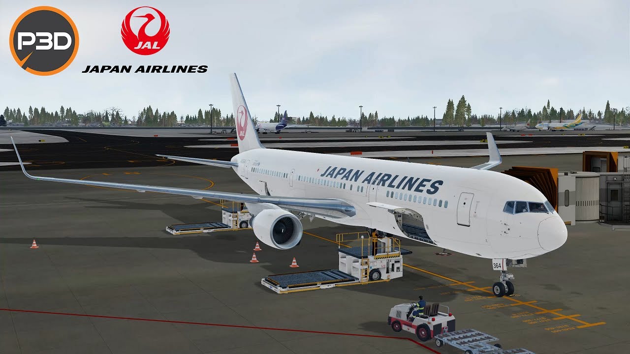 P3D v5.3 | Full Flight | Soekarno-Hatta (WIII) - Tokyo Narita (RJAA)  | B763 | JL720