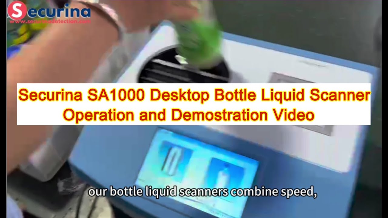 SA1000 Bottle liquid scanner new liquid explosive detectors from Securina