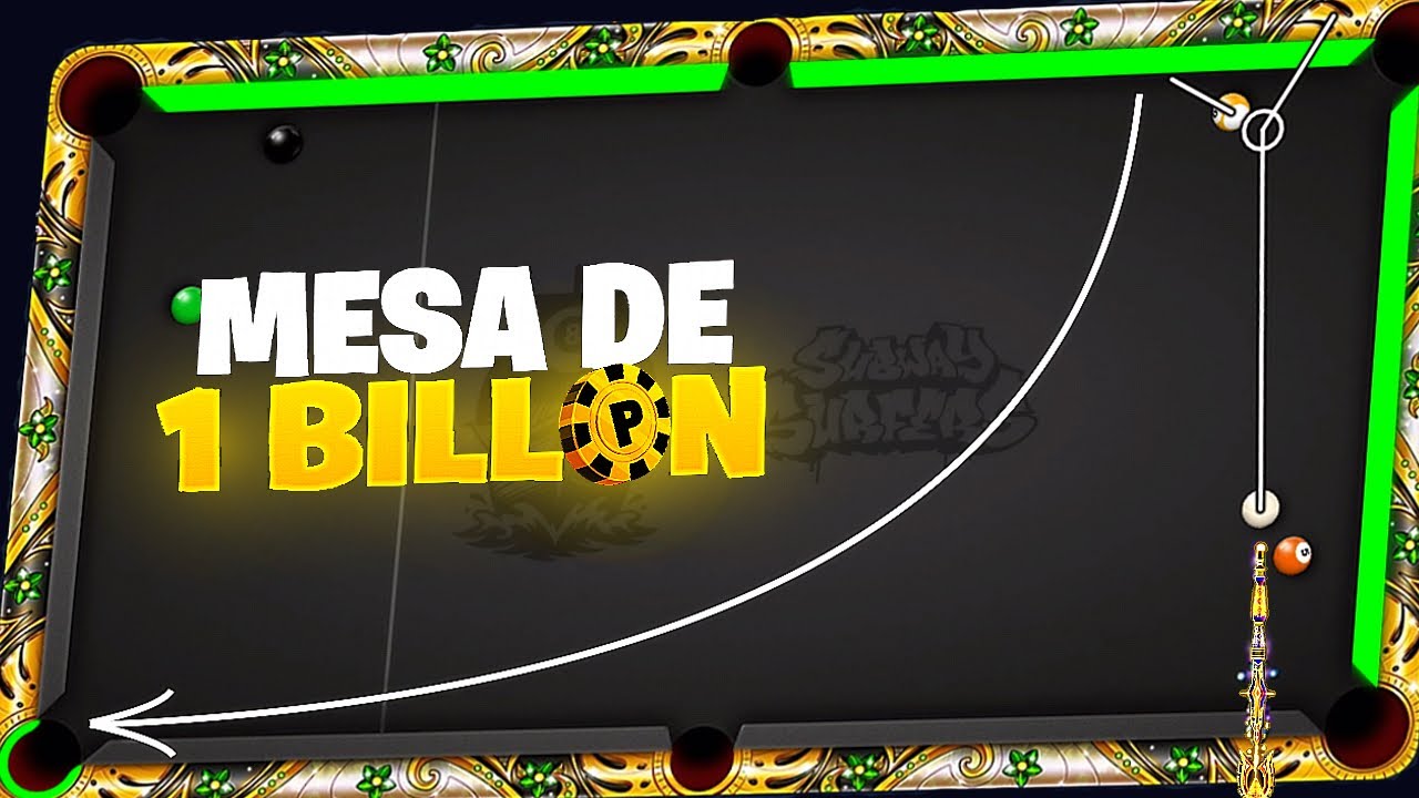 JUGANDO EN LA MESA MAS ALTA DE TODO 8 BALL POOL