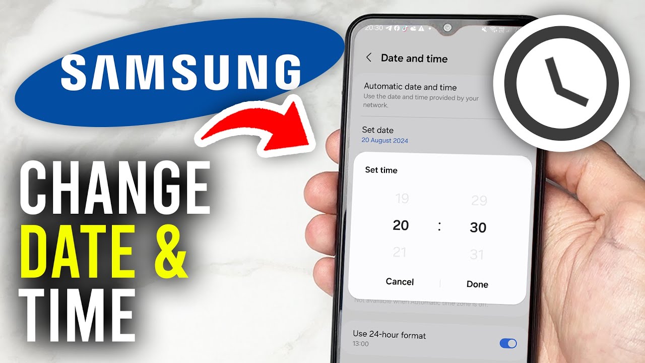 How To Change Date and Time On Samsung Phone - Full Guide