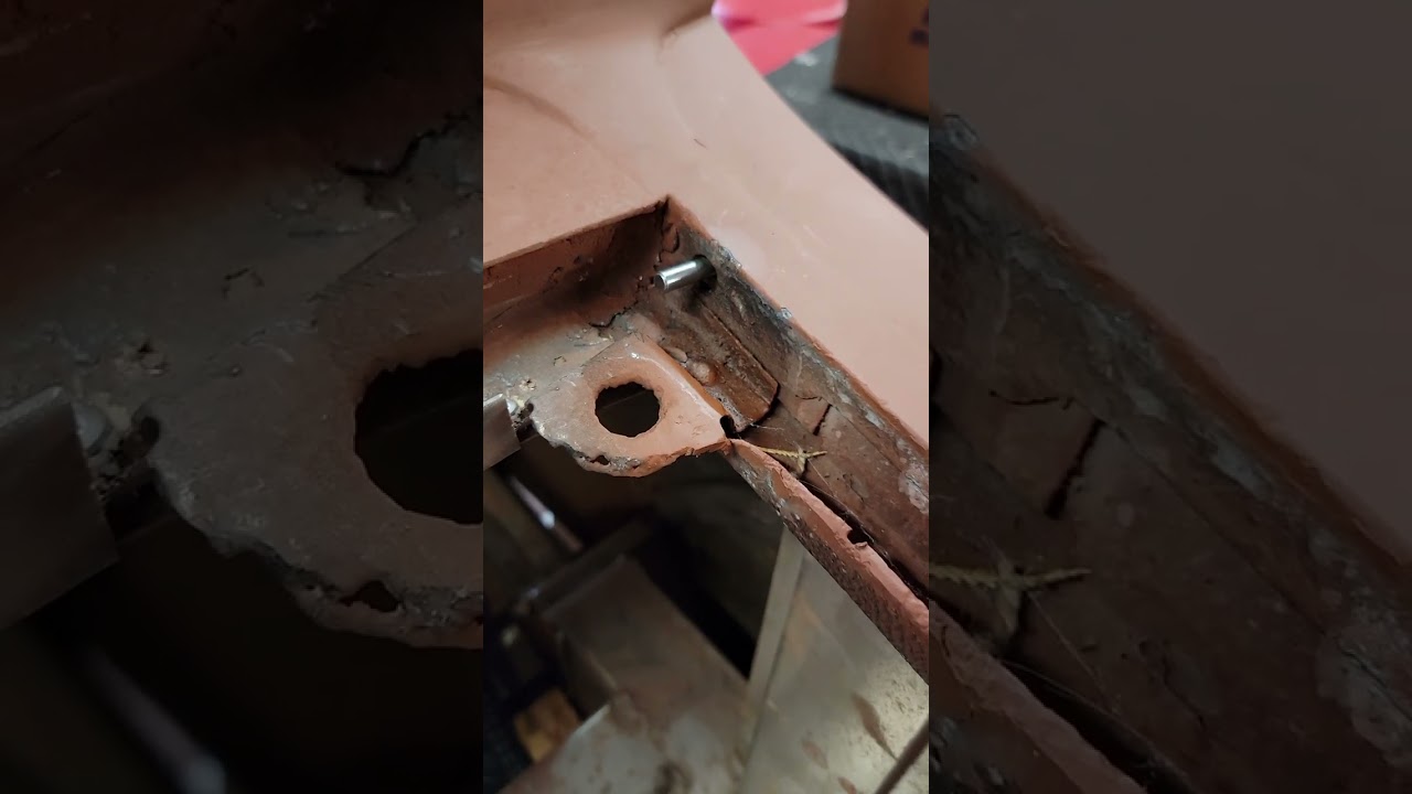 Model A trunk hinge part 2
