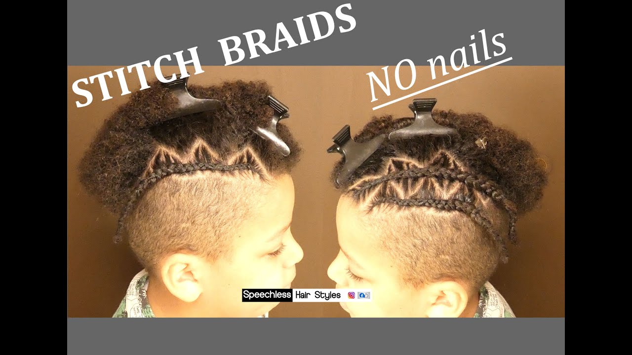 #STITCHBRAIDS. HOW TO STITCH BRAIDS LIKE A PRO. no nails technique !!