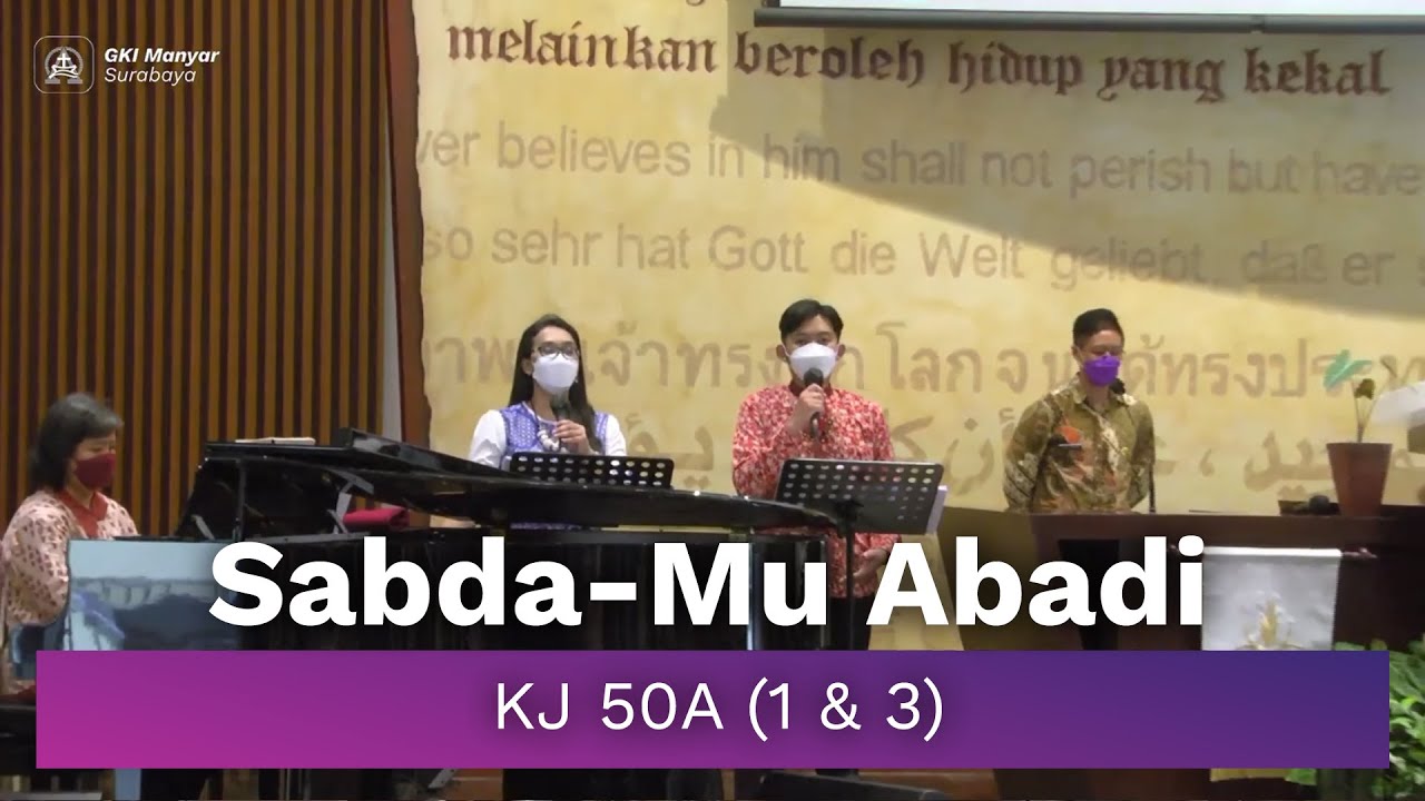 KJ 50A (1 & 3) - Sabda-Mu Abadi (Do = Eb)