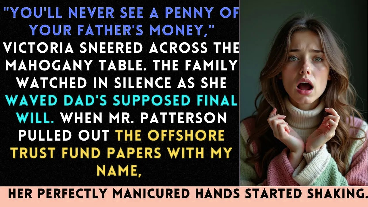 Stepmom Declared I'd Get Nothing At Dad's Will Reading—Then My Trust Fund Papers Dropped...