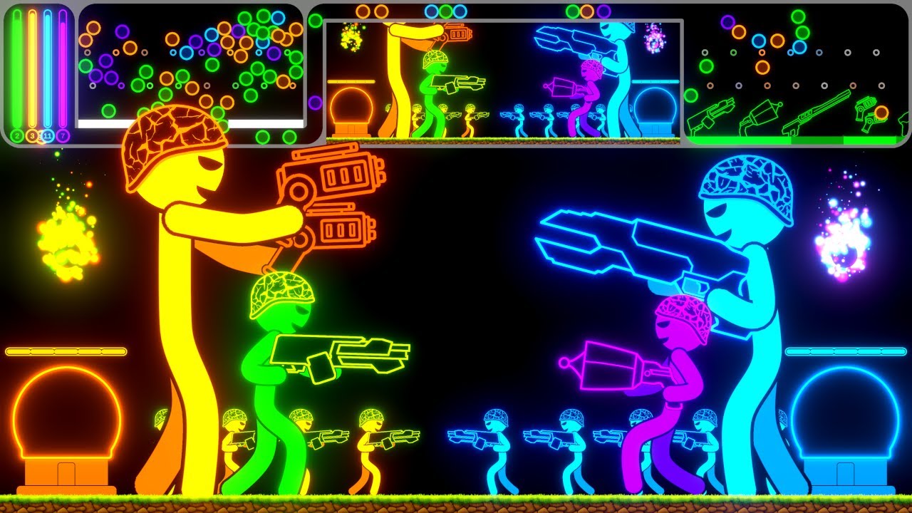 2v2 Giant Stickman Fight