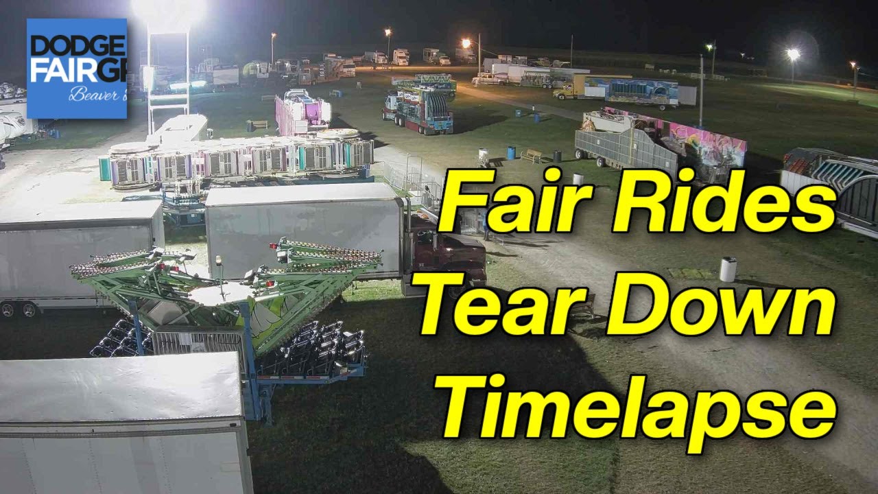 Get Ready to Be Amazed: Fair Rides Dismantled in Jaw-Dropping Timelapse