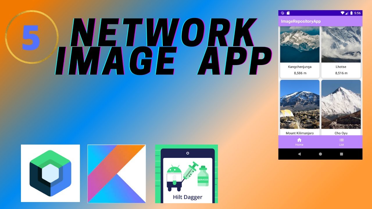 How to create MVVM image repository app in Jetpack Compose.| Part - 5 Creating Main Screen.
