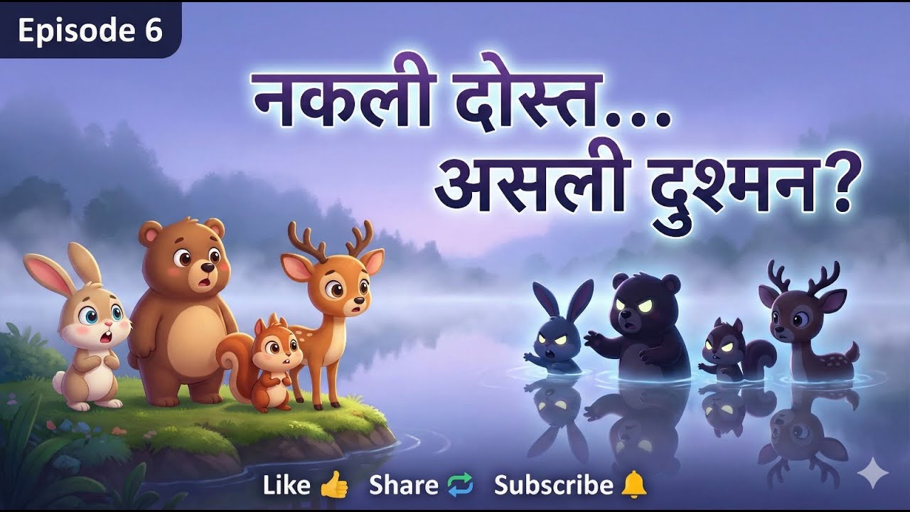 जब अपनी ही परछाइयाँ दुश्मन बन गईं 😨 | Episode 6 | Hindi Kids Story