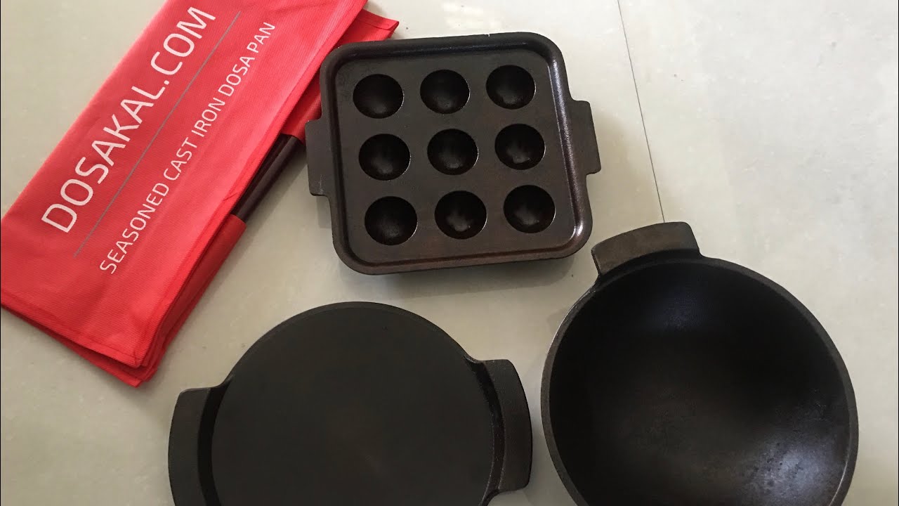 காஸ்ட்அயன் பாத்திரங்கள் ஷாப்பிங்/pre-seasoned cast iron cookwares shopping ,review ,maintenance tips