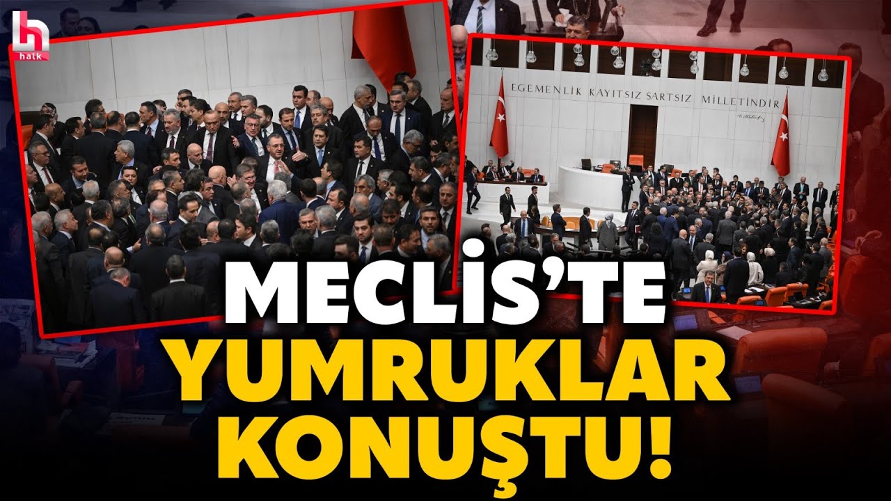 Meclis adeta ringe döndü! CHP ve AKP'li vekiller birbirine girdi! İşte o anlar...