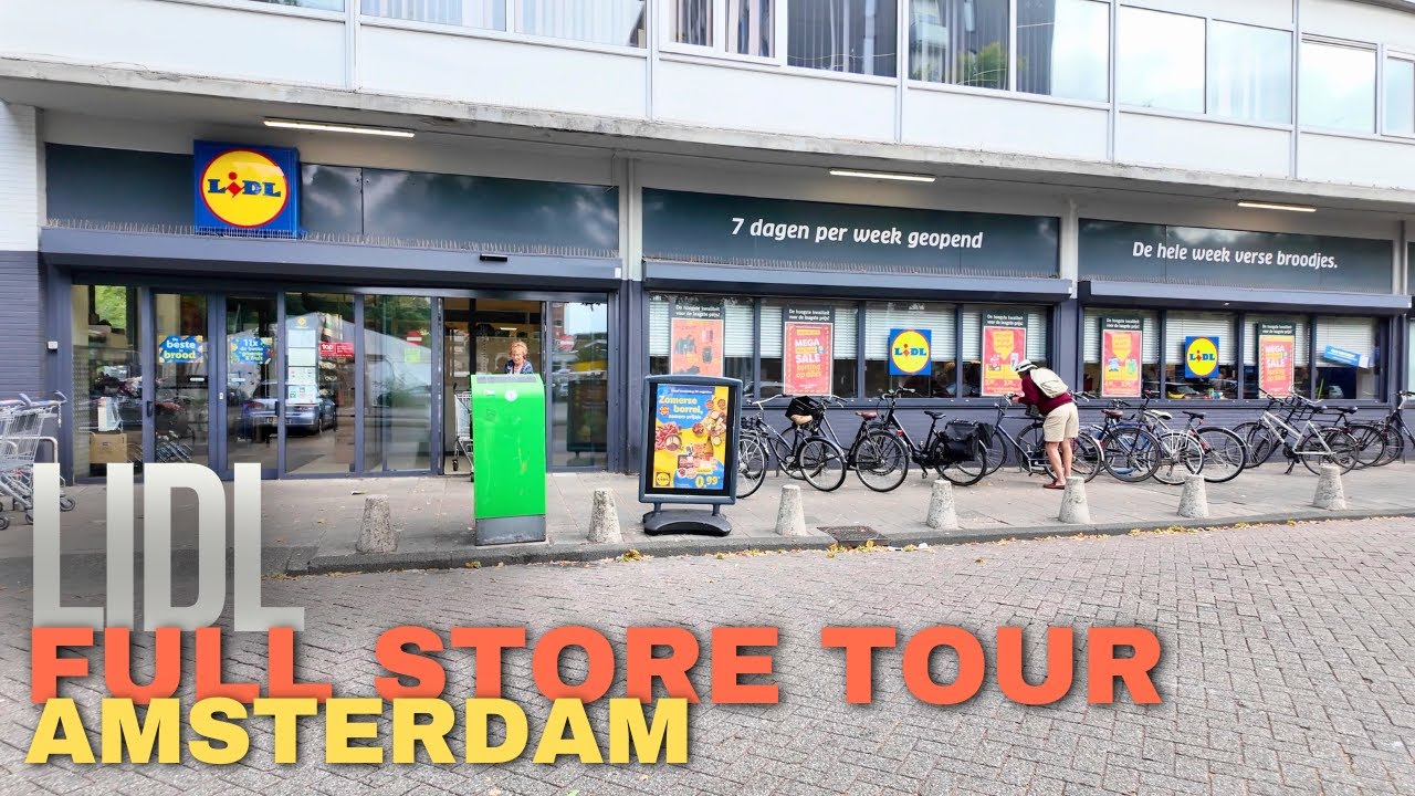 Lidl Netherlands Grocery Prices - Amsterdam Full Store Walkthrough & Haul