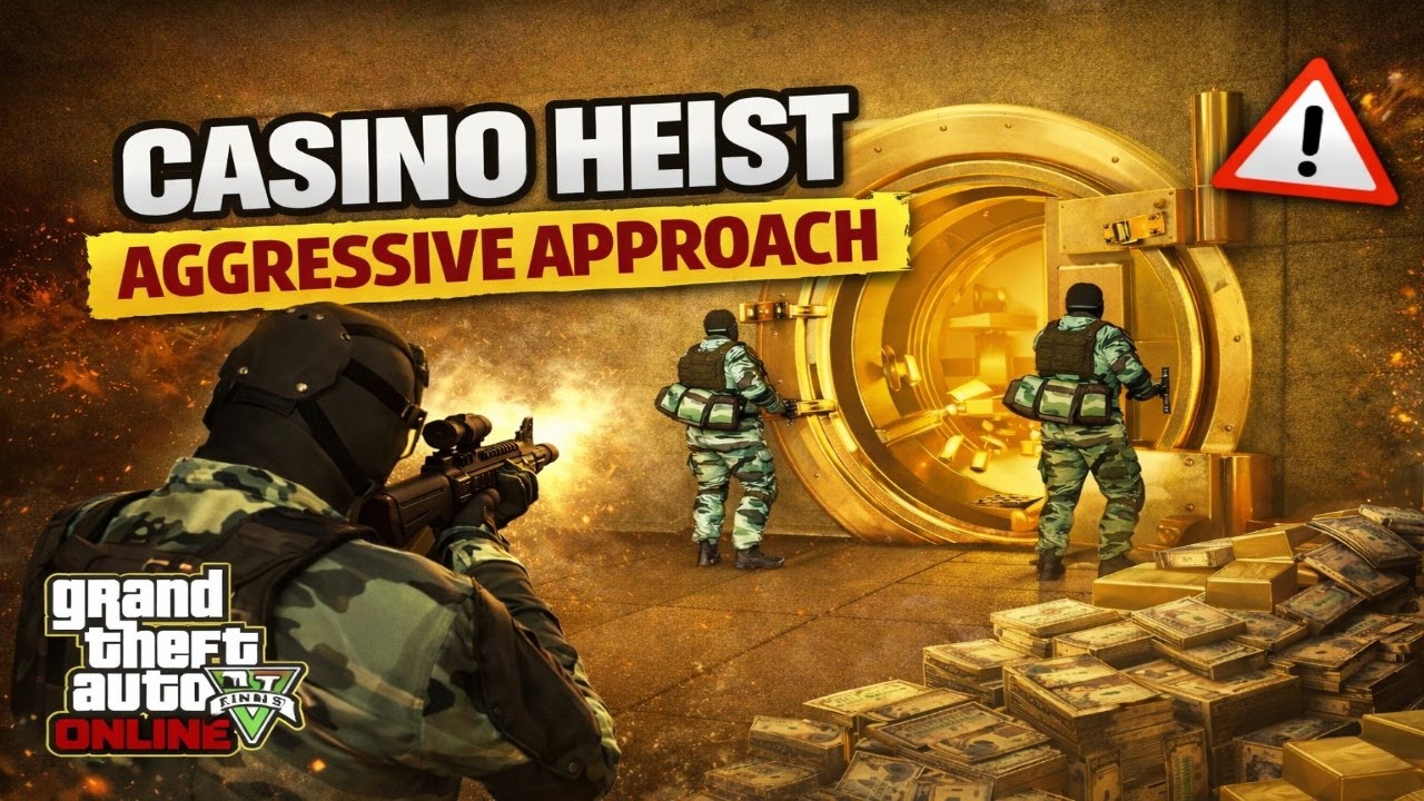 CASINO HEIST GONE WRONG?! 😱💰 | Aggressive Approach – GTA 5 Online