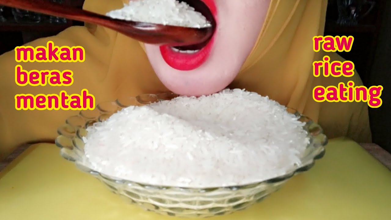 ASMR RAW RICE EATING | RAW RICE COMPILATION | KUMPULAN MAKAN BERAS MENTAH | 生ご飯を食べる | 밥을 먹다 | 吃生米