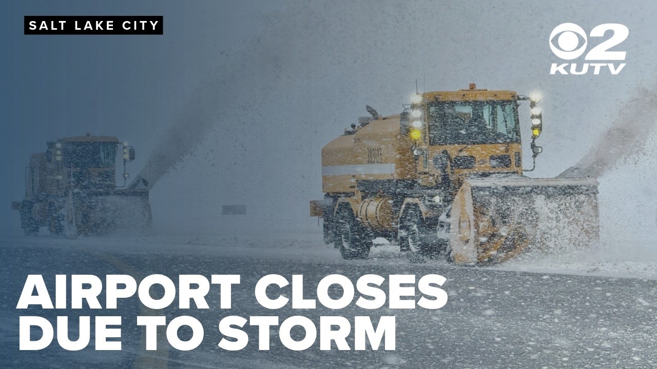 Salt Lake airport open after short closure; smaller aircraft remain grounded due to wind