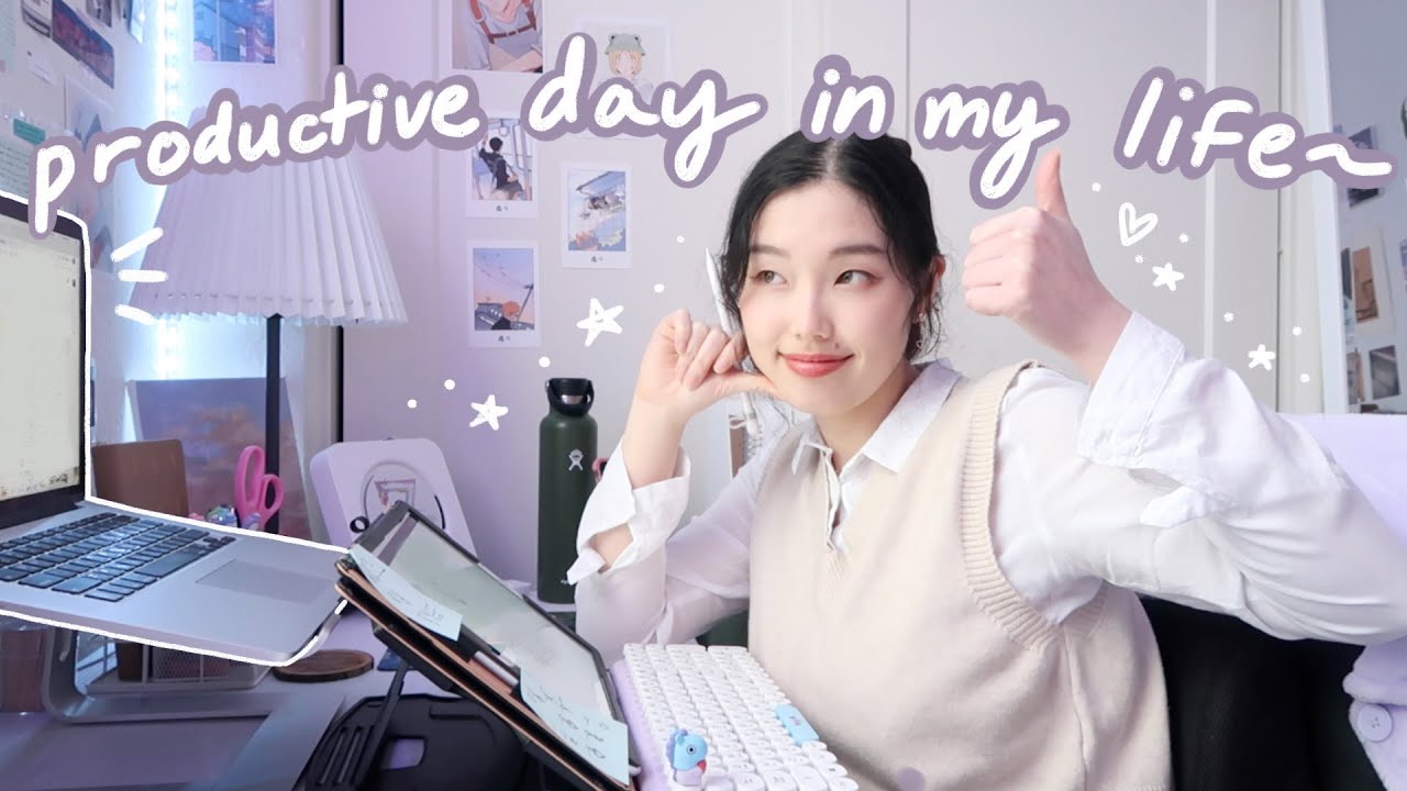 day in my life vlog: get (kinda) productive with me :D