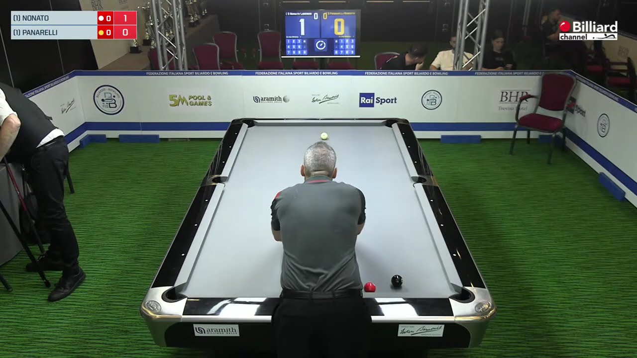 Nonato Lorenzo VS Panarelli Roberto - Campionati Italiani 2023/2024 Pool - Palla 9 Serie A