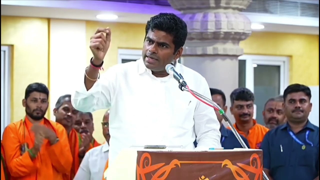 Ex-IPS Annamalai Pays Tribute to Sri Vyasarayaru.