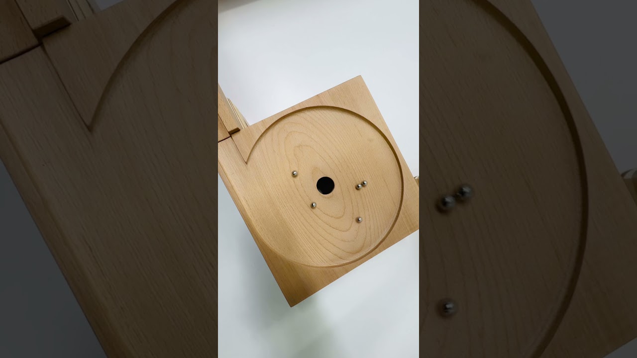 Wood Tracks ⭐️ Little Carpenter ⭐️ ASMR #satisfying #marblerun #asmr