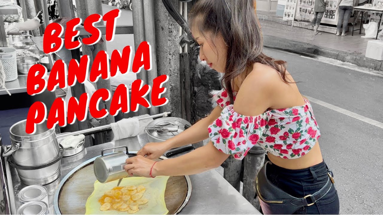 Как Roti Lady делает лучшие в мире банановые оладьи - Thai Street Food