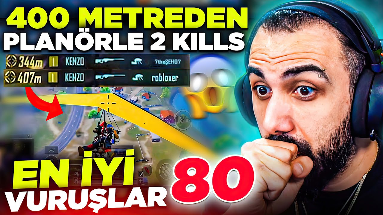 400 METREDEN PLANÖRLE İMKANSIZ VURUŞ 😱 EN İYİ VURUŞLAR ALLSTAR #80 | PUBG Mobile