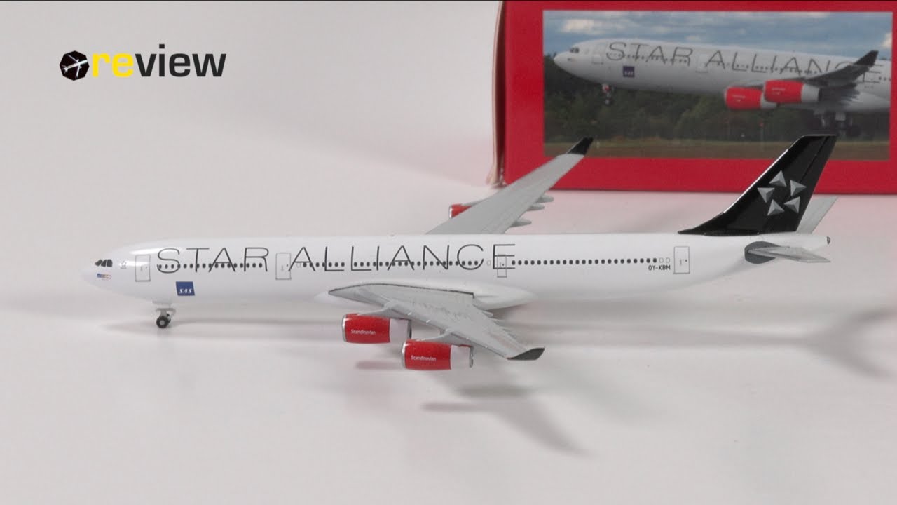 Scandinavian Airlines A340-300 - Star Alliance livery | Review #761
