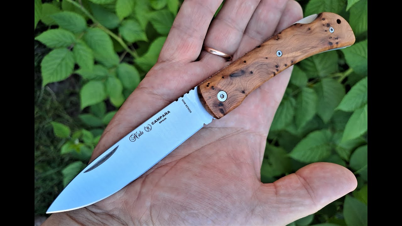 Nieto Campaňa Lockback 9 cm, thuja 160S. Ніж із запахом бурштину :)!