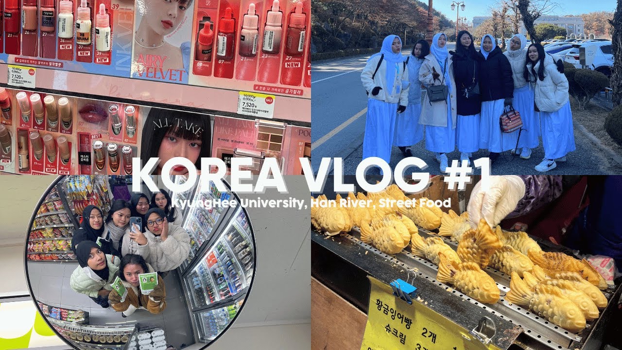 korea vlog #1 ; culture exchange in kyunghee univ