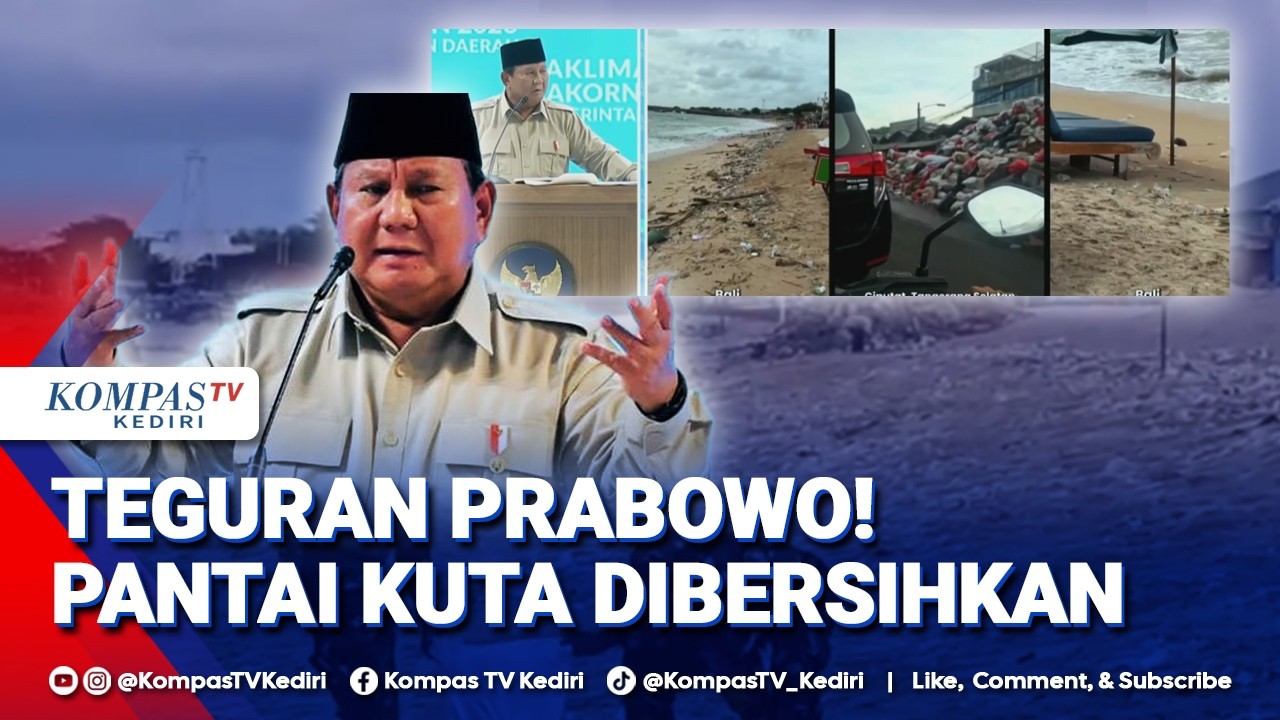 Usai Teguran Prabowo, TNI–Polri hingga Siswa Bersih-Bersih Sampah di Pantai Kuta
