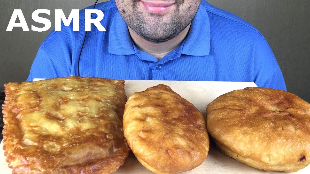 ASMR RUSSIAN STREET FOOD (Cheburek, Meat Pie & Sausage with Potatoes) MUKBANG 먹방 *NO TALKING*