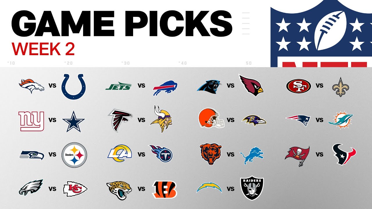 NFL Week 2 Game Picks