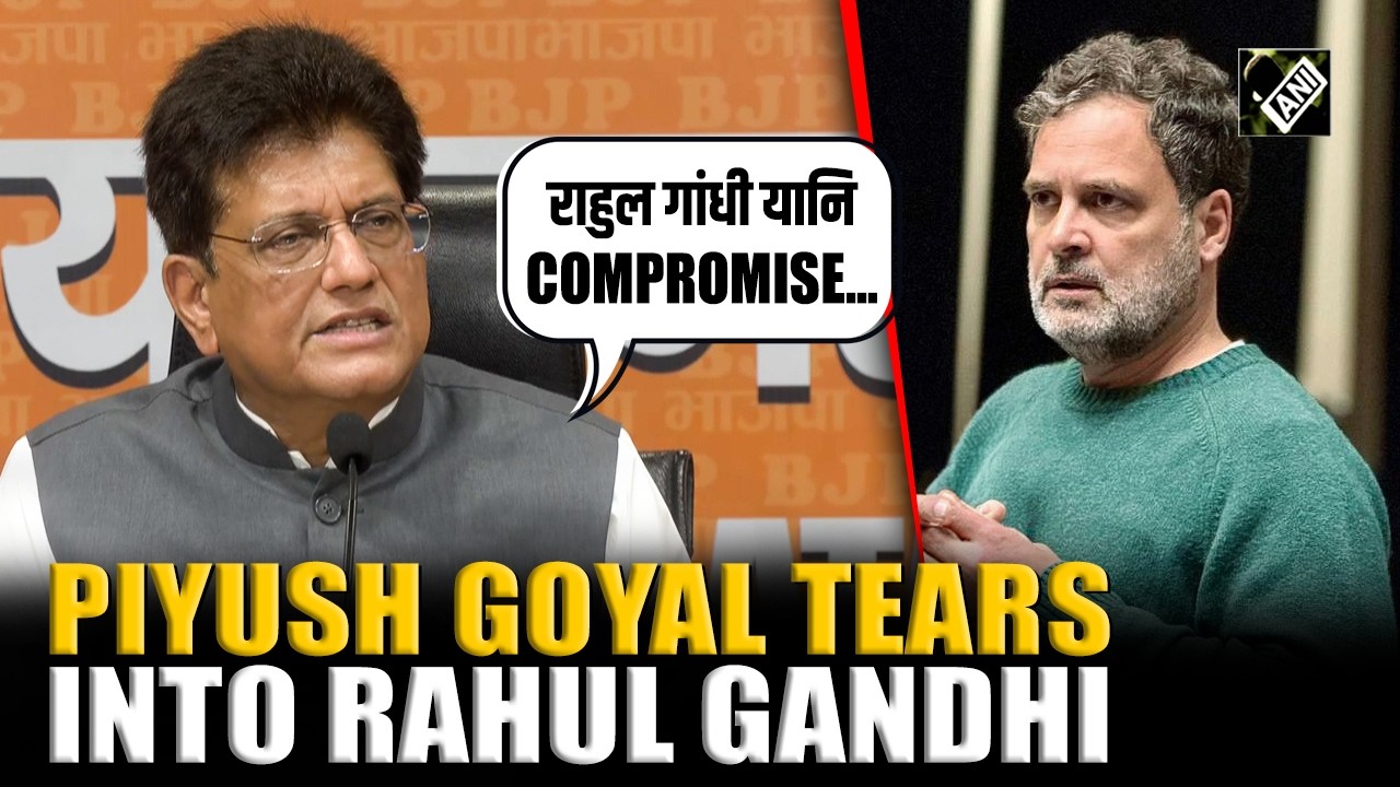 “A puppet of anti-India forces…” BJP’s Piyush Goyal goes all guns blazing against Rahul Gandhi