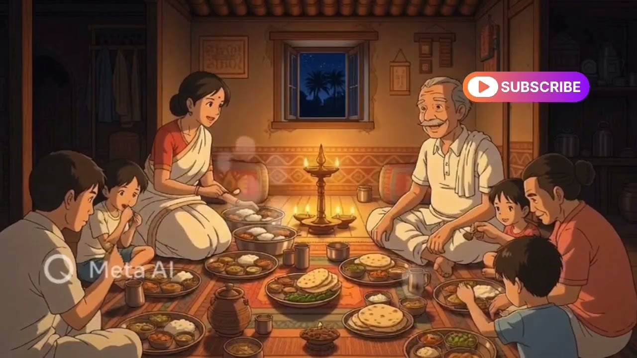Gaon Ki Shaam Se Raat Tak | Ek Parivaar, Gaay Aur Kheton Ke Beech Sukoon Bhari Kahani🌌