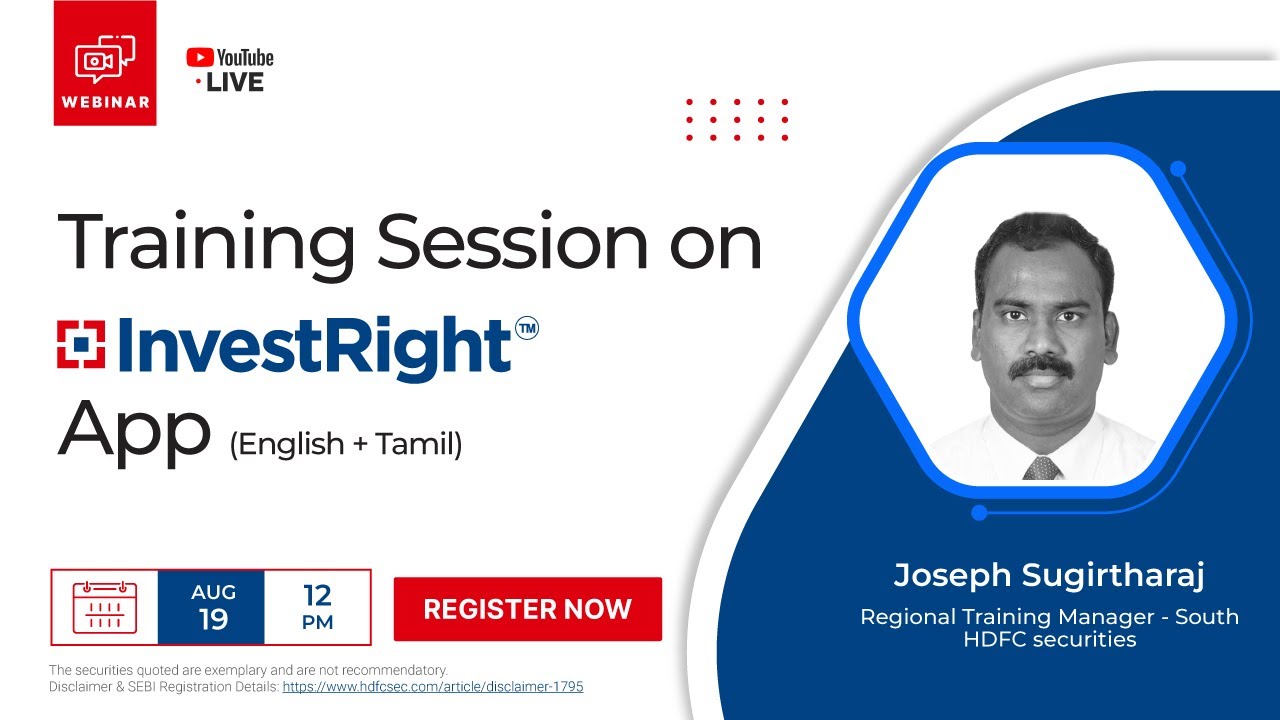 Training Session on InvestRight App (English + Tamil)