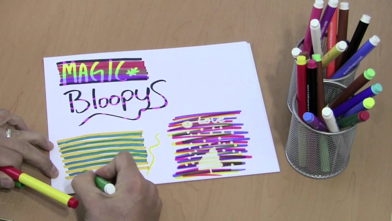Plumones mágicos Bloopys DEMOSTRACIÓN