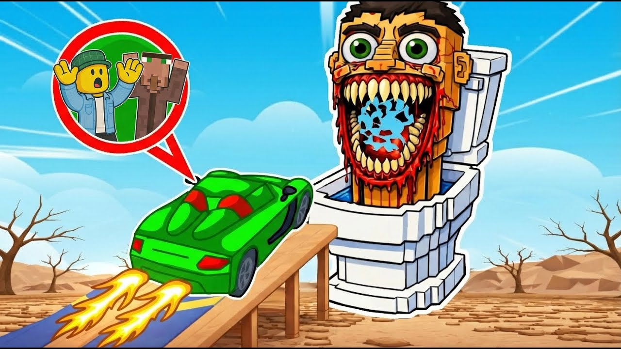 SUDAR AUTOMOBILOM SA MUTIRANIM DŽINOVSKIM BRAINROTIMA U ROBLOXU!!