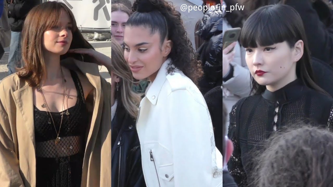 Stella Banderas, Jessica Aïdi & Kozue Akimoto - Dior Fall Winter 23/24 show in Paris - 28.02.2023