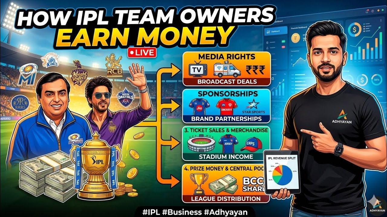 Ipl a big investment . How team owners earn money