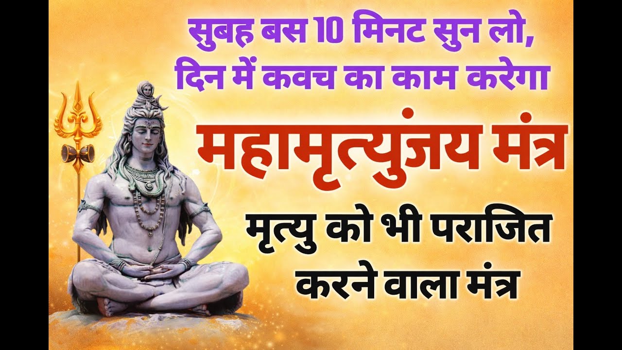 🔴 LIVE Mahamrityunjay Mantra Jaap | Shiv Kripa | Protection • Healing • Peace | रोग-भय से रक्षा