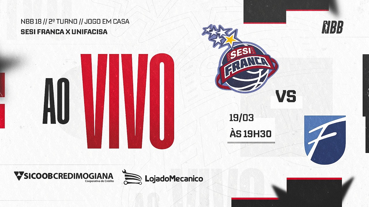 AO VIVO | SESI FRANCA BASQUETE x UNIFACISA | NO PEDROCÃO | NBB 18 (2025/26)