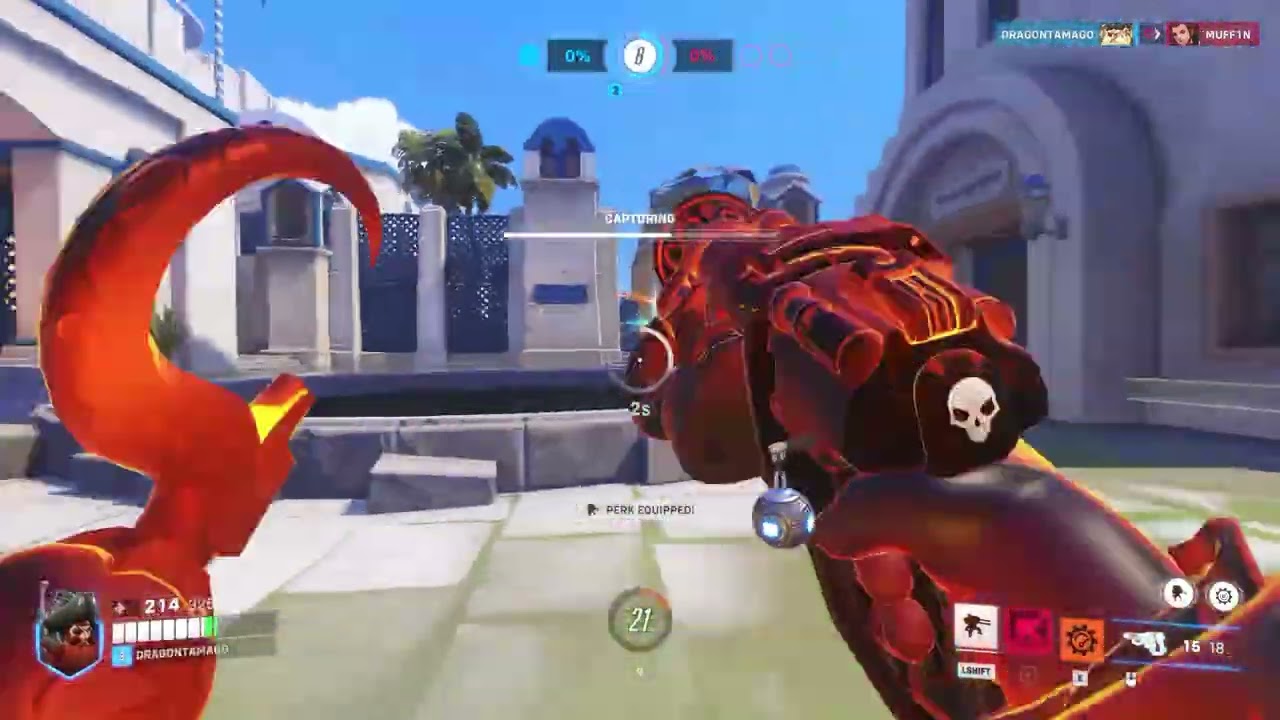 Overwatch2: Torbjorn gameplay Ilios (no commentary)