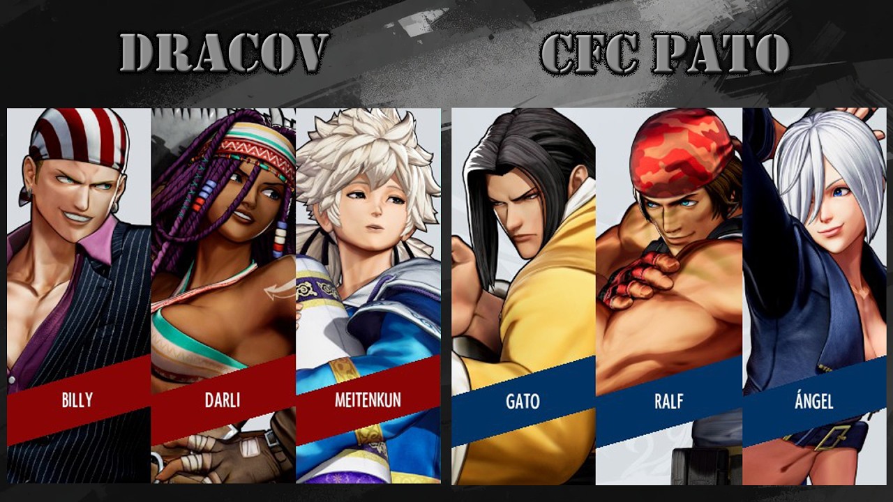 BILLY, DARLI, MEITENKUN ⚡ DRACOV VS CFC PATO ⚡ GATO, RALF, ANGEL | THE KING OF FIGHTERS XV